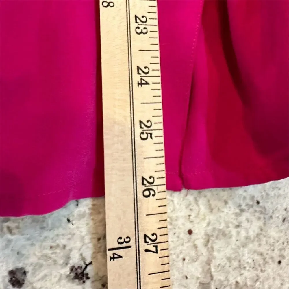 Liz Claiborne Women's Silk Long Sleeve Pink Blouse Size 8 Casual - Picture 9 of 10